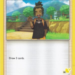 Hau 120/149 (#33 Pikachu Stamped) Normal Battle Academy