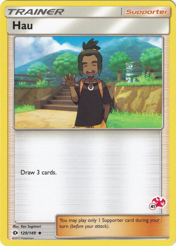Hau 120/149 (#41 Charizard Stamped) Normal Battle Academy