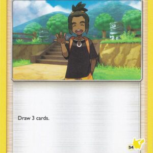 Hau 120/149 (#54 Pikachu Stamped) Normal Battle Academy