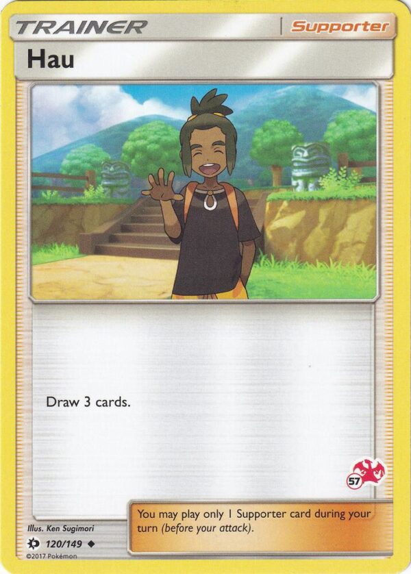 Hau 120/149 (#57 Charizard Stamped) Normal Battle Academy