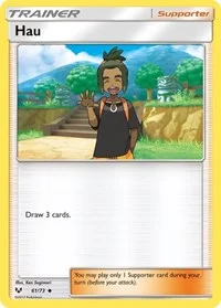 Hau | 61/73 | Reverse Holofoil | Shining Legends