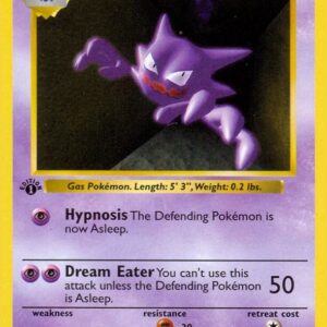 Haunter 029/102 1st Edition Base Set (Shadowless)