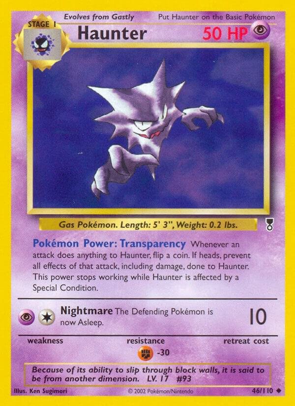 Haunter 046/110 Reverse Holofoil Legendary Collection Haunter 046/110 Reverse Holofoil Legendary Collection