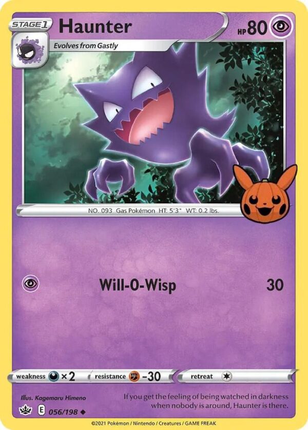 Haunter 056/198 Normal Trick or Trade BOOster Bundle