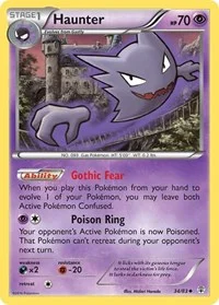 Haunter | 34/83 | Reverse Holofoil | Generations
