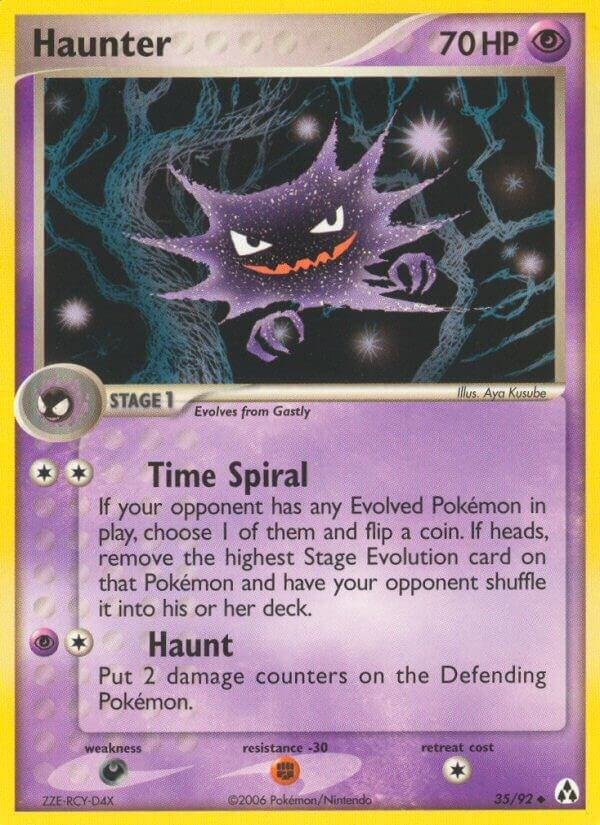 Haunter 35/92 Reverse Holofoil Legend Maker Haunter 35/92 Reverse Holofoil Legend Maker