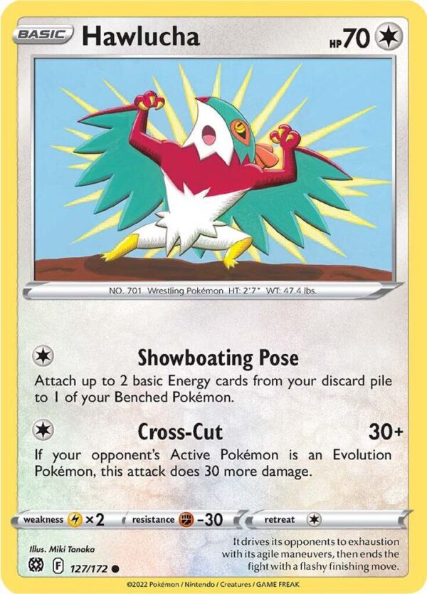 Hawlucha 127/172 Normal SWSH09: Brilliant Stars