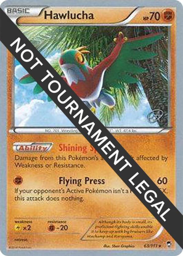 Hawlucha 2015 (Rowan Stavenow) 63/111 Normal World Championship Decks Hawlucha 2015 (Rowan Stavenow) 63/111 Normal World Championship Decks