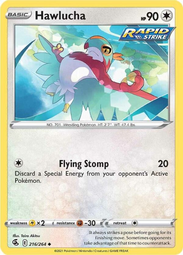 Hawlucha 216/264 Normal SWSH08: Fusion Strike