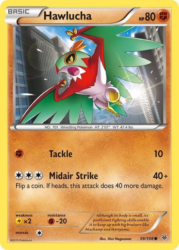 Hawlucha 39/108 Normal XY – Roaring Skies
