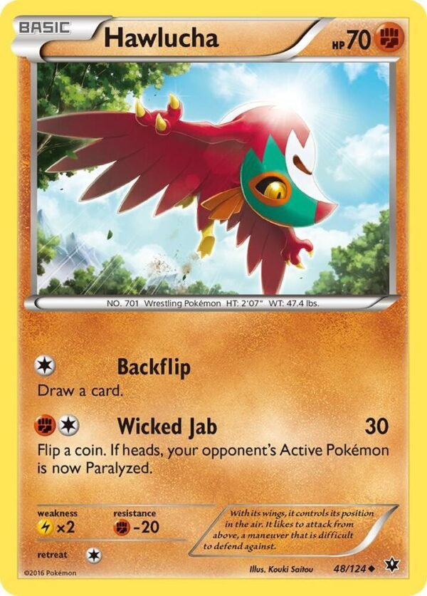 Hawlucha 48/124 Normal XY – Fates Collide
