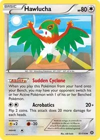 Hawlucha | 97/114 | Reverse Holofoil | XY - Steam Siege