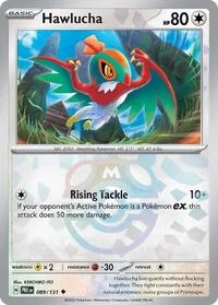 Hawlucha (Master Ball Pattern) | 089/131 | Holofoil | SV: Prismatic Evolutions