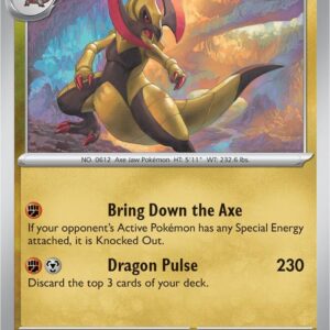 Haxorus 046/064 Holofoil SV: Shrouded Fable