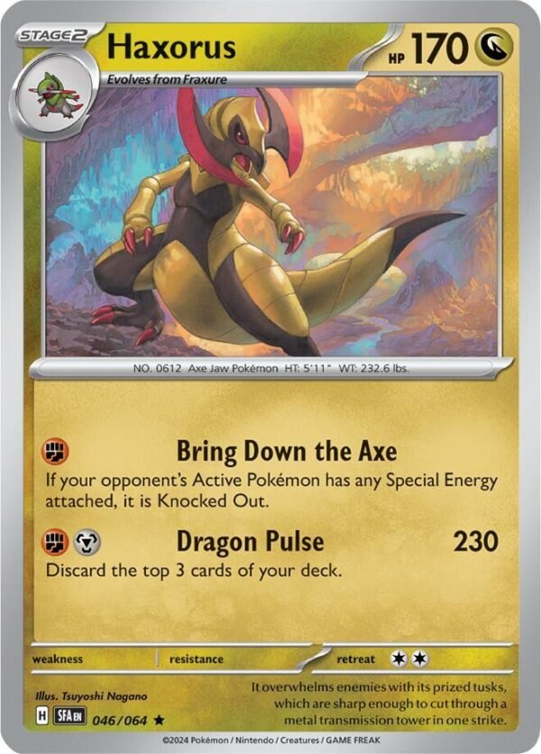 Haxorus 046/064 Holofoil SV: Shrouded Fable Haxorus 046/064 Holofoil SV: Shrouded Fable