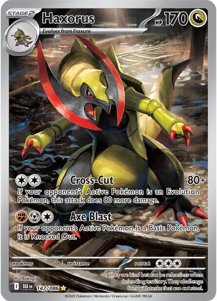 Haxorus 147/086 Holofoil SV: Black Bolt