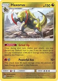 Haxorus | 156/236 | Reverse Holofoil | SM - Unified Minds