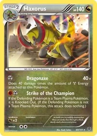 Haxorus | 69/101 | Reverse Holofoil | Plasma Blast