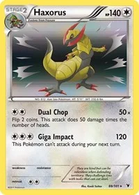 Haxorus | 88/101 | Holofoil | Noble Victories