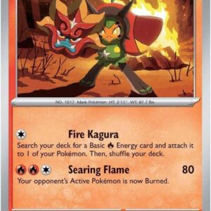 Hearthflame Mask Ogerpon 044/182 Reverse Holofoil SV10: Destined Rivals Hearthflame Mask Ogerpon 044/182 Reverse Holofoil SV10: Destined Rivals