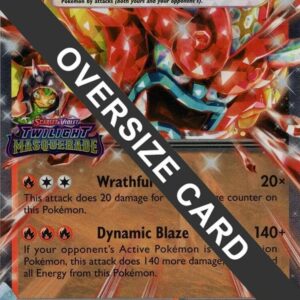Hearthflame Mask Ogerpon ex (Twilight Masquerade Stamp) 040/167 Holofoil Jumbo Cards