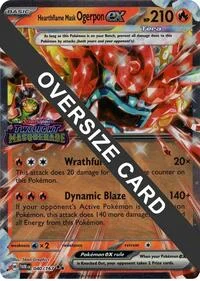 Hearthflame Mask Ogerpon ex (Twilight Masquerade Stamp) | 040/167 | Holofoil | Jumbo Cards