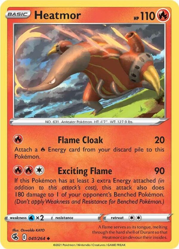 Heatmor 041/264 Normal SWSH08: Fusion Strike