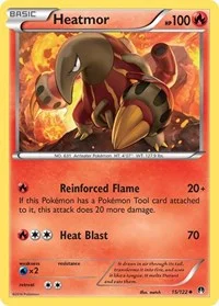 Heatmor | 15/122 | Reverse Holofoil | XY - BREAKpoint