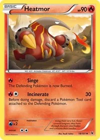 Heatmor | 18/101 | Reverse Holofoil | Noble Victories Heatmor | 18/101 | Reverse Holofoil | Noble Victories