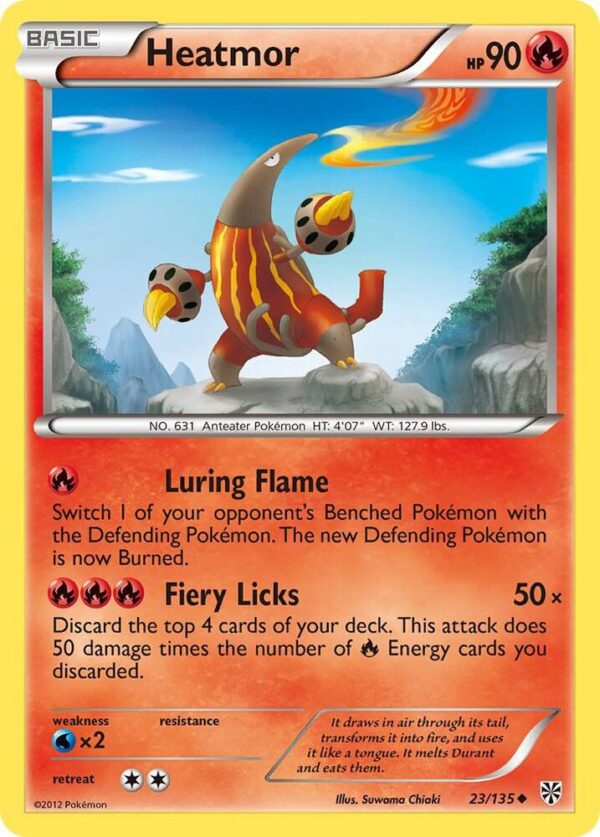 Heatmor 23/135 Reverse Holofoil Plasma Storm Heatmor 23/135 Reverse Holofoil Plasma Storm