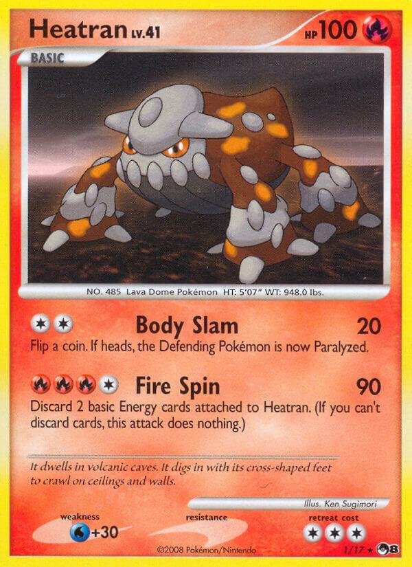 Heatran 001/017 Normal POP Series 8 Heatran 001/017 Normal POP Series 8