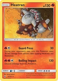 Heatran | 13/131 | Normal | SM - Forbidden Light