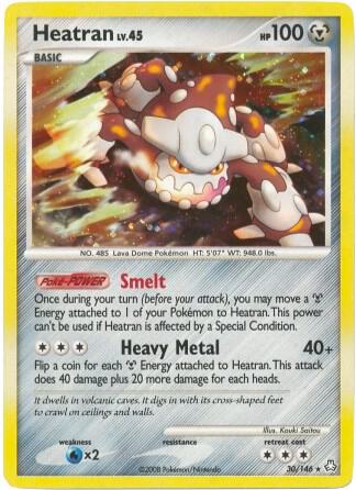 Heatran 30/146 (DP Legends Awakened) 030/146 Holofoil Deck Exclusives