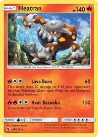 Heatran | 48/214 | Reverse Holofoil | SM - Lost Thunder