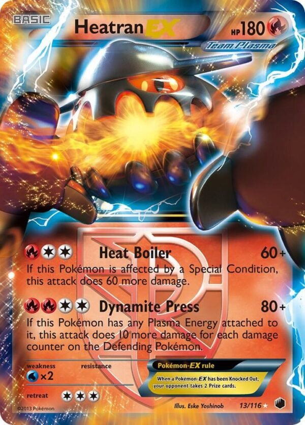 Heatran EX (Team Plasma) 13/116 Holofoil Plasma Freeze Heatran EX (Team Plasma) 13/116 Holofoil Plasma Freeze