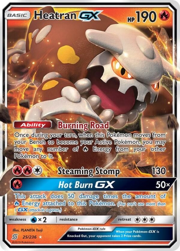 Heatran GX 25/236 Holofoil SM – Unified Minds