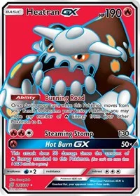 Heatran GX (Full Art) | 216/236 | Holofoil | SM - Unified Minds