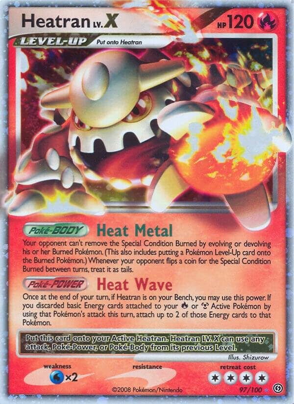 Heatran LV.X 97/100 Holofoil Stormfront