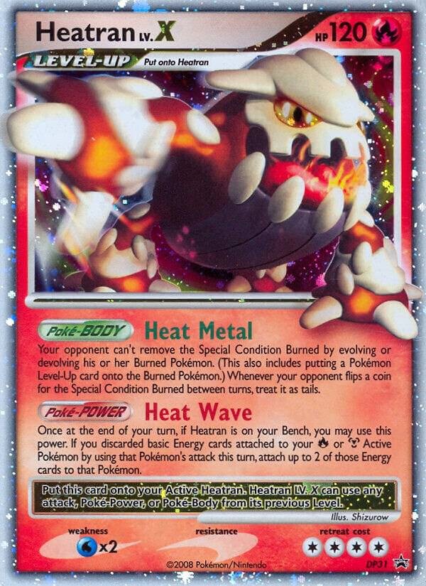 Heatran LV.X DP31 Holofoil Diamond and Pearl Promos Heatran LV.X DP31 Holofoil Diamond and Pearl Promos