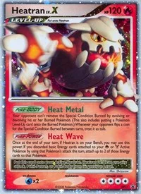 Heatran LV.X | DP31 | Holofoil | Diamond and Pearl Promos