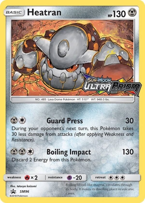 Heatran SM96 (Prerelease) Holofoil SM Promos Heatran SM96 (Prerelease) Holofoil SM Promos