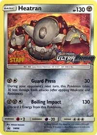 Heatran | SM96 (Prerelease) [Staff] | Holofoil | SM Promos