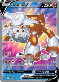 Heatran V (Full Art) | 165/189 | Holofoil | SWSH10: Astral Radiance