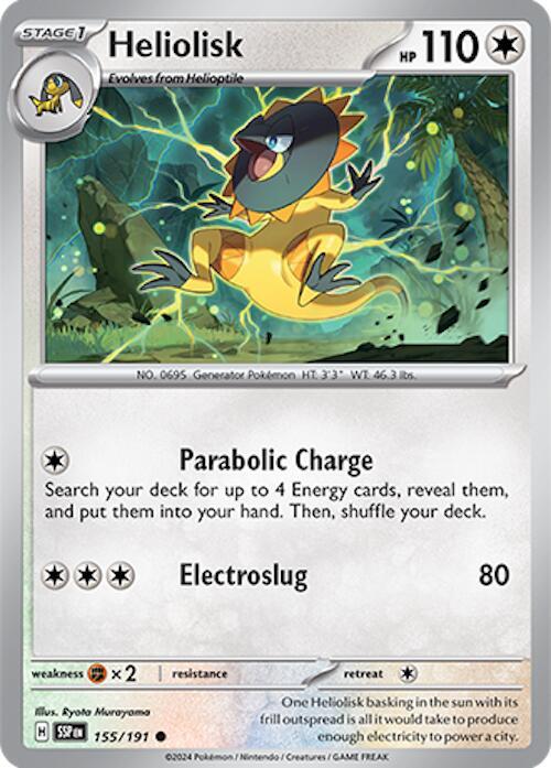Heliolisk 155/191 Normal SV08: Surging Sparks Heliolisk 155/191 Normal SV08: Surging Sparks