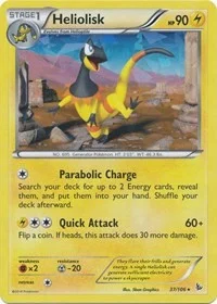 Heliolisk | 37/106 (XY Flashfire) | 037/106 | Holofoil | Deck Exclusives