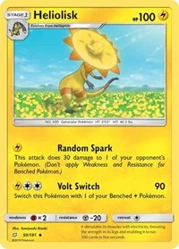 Heliolisk | 50/181 | Normal | SM - Team Up