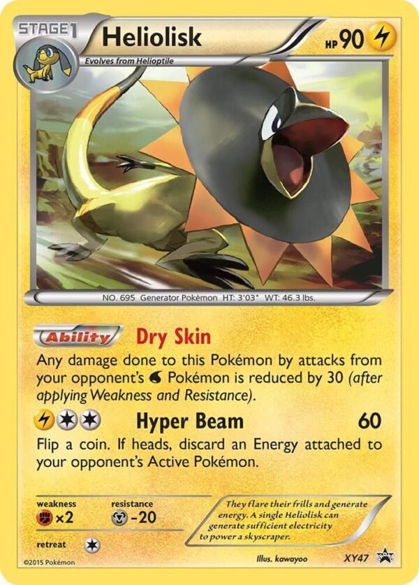 Heliolisk XY47 Holofoil XY Promos Heliolisk XY47 Holofoil XY Promos
