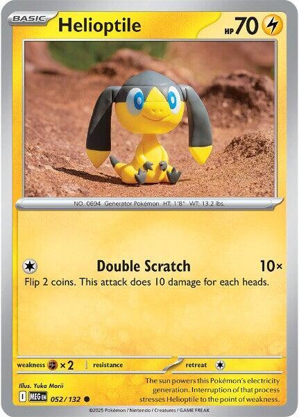 Helioptile 052/132 Normal ME01: Mega Evolution