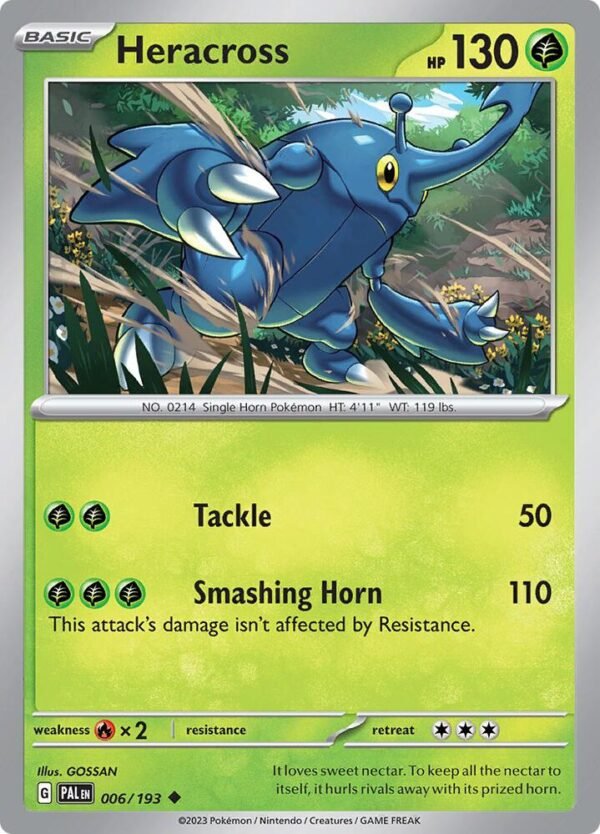 Heracross 006/193 Normal SV02: Paldea Evolved Heracross 006/193 Normal SV02: Paldea Evolved