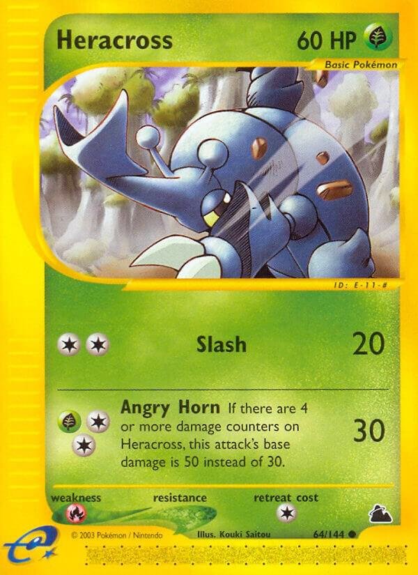 Heracross 064/144 Reverse Holofoil Skyridge Heracross 064/144 Reverse Holofoil Skyridge